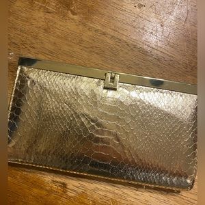 Gold Clutch wallet
